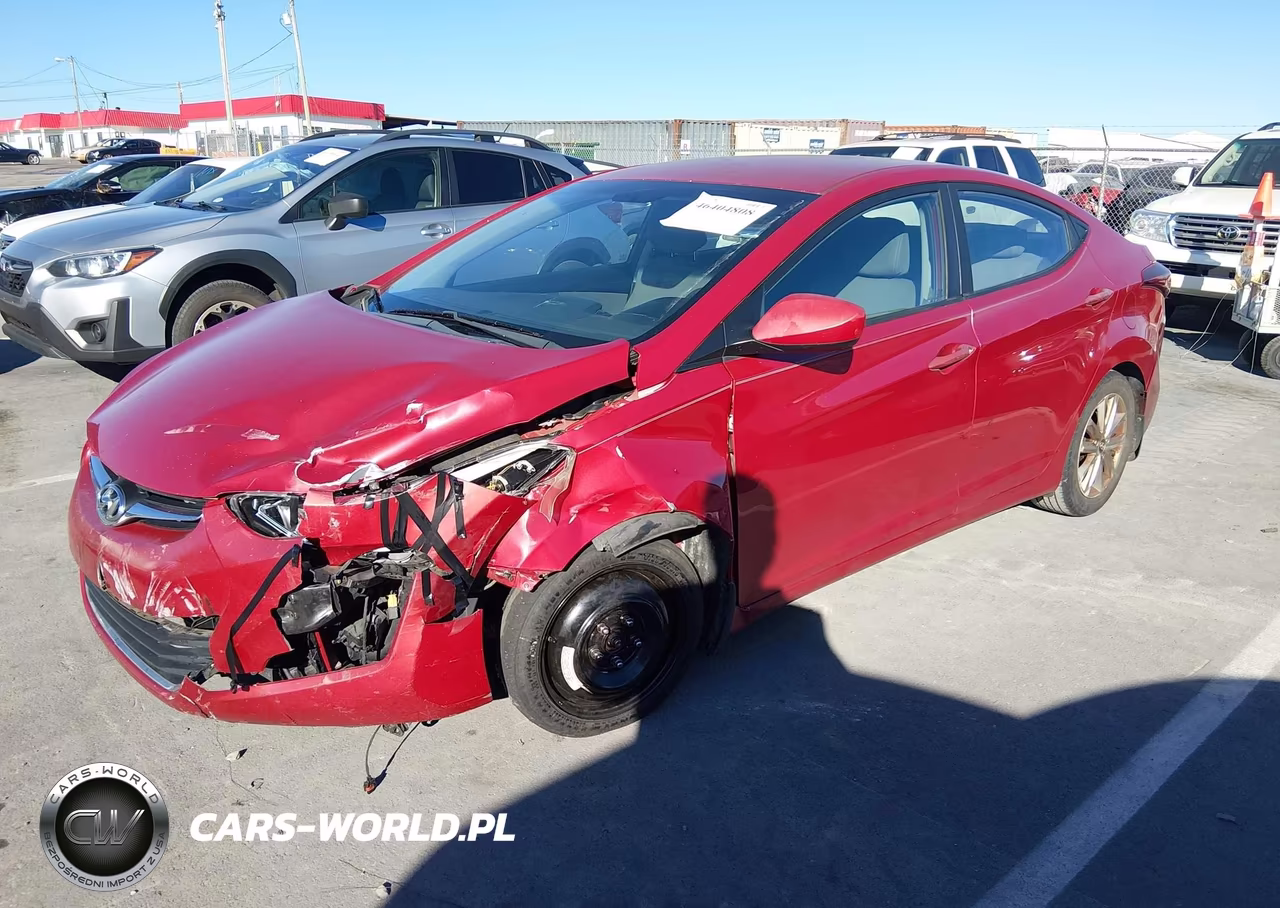 2015 Hyundai Elantra Se VIN:KMHDH4AE9FU393666 - 2