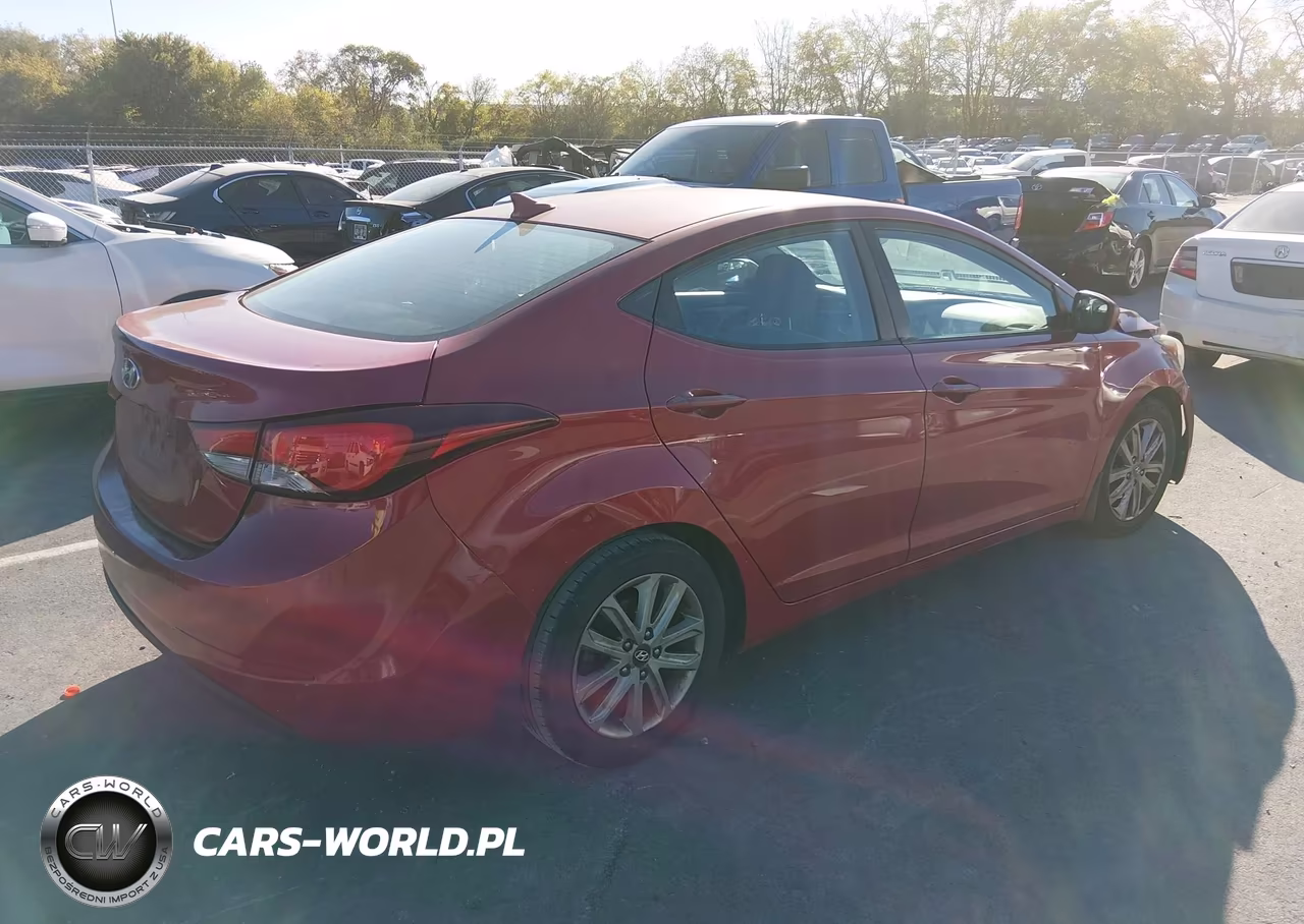 2015 Hyundai Elantra Se VIN:KMHDH4AE9FU393666 - 4