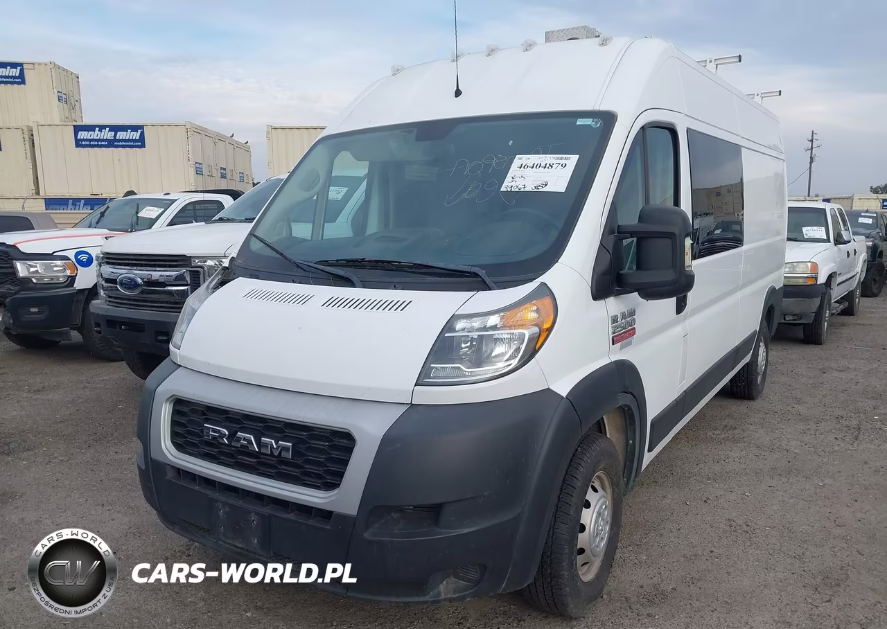 2021 Ram Promaster 2500 High Roof 159 Wb VIN:3C6LRVDG5ME575318 - 2