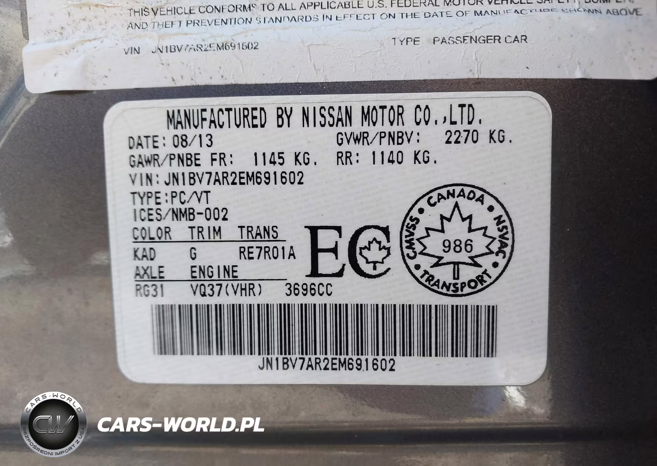 2014 Infiniti Q50 Premium-Sport VIN:JN1BV7AR2EM691602 - 9