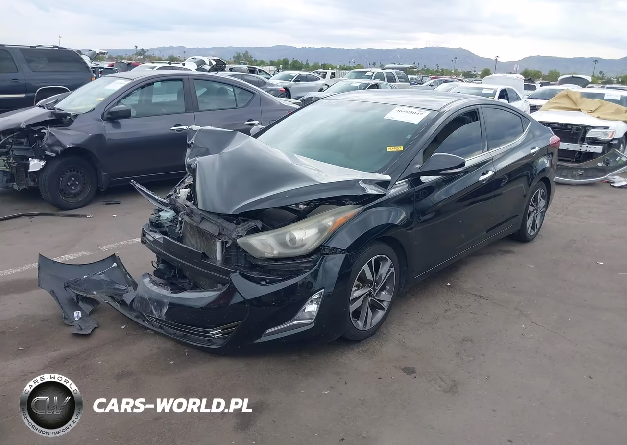 2014 Hyundai Elantra Limited VIN:5NPDH4AE3EH487264 - 2