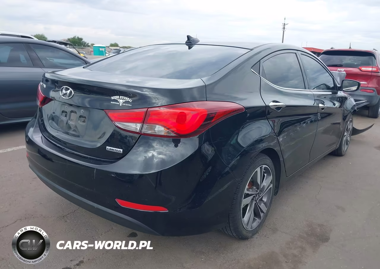 2014 Hyundai Elantra Limited VIN:5NPDH4AE3EH487264 - 4