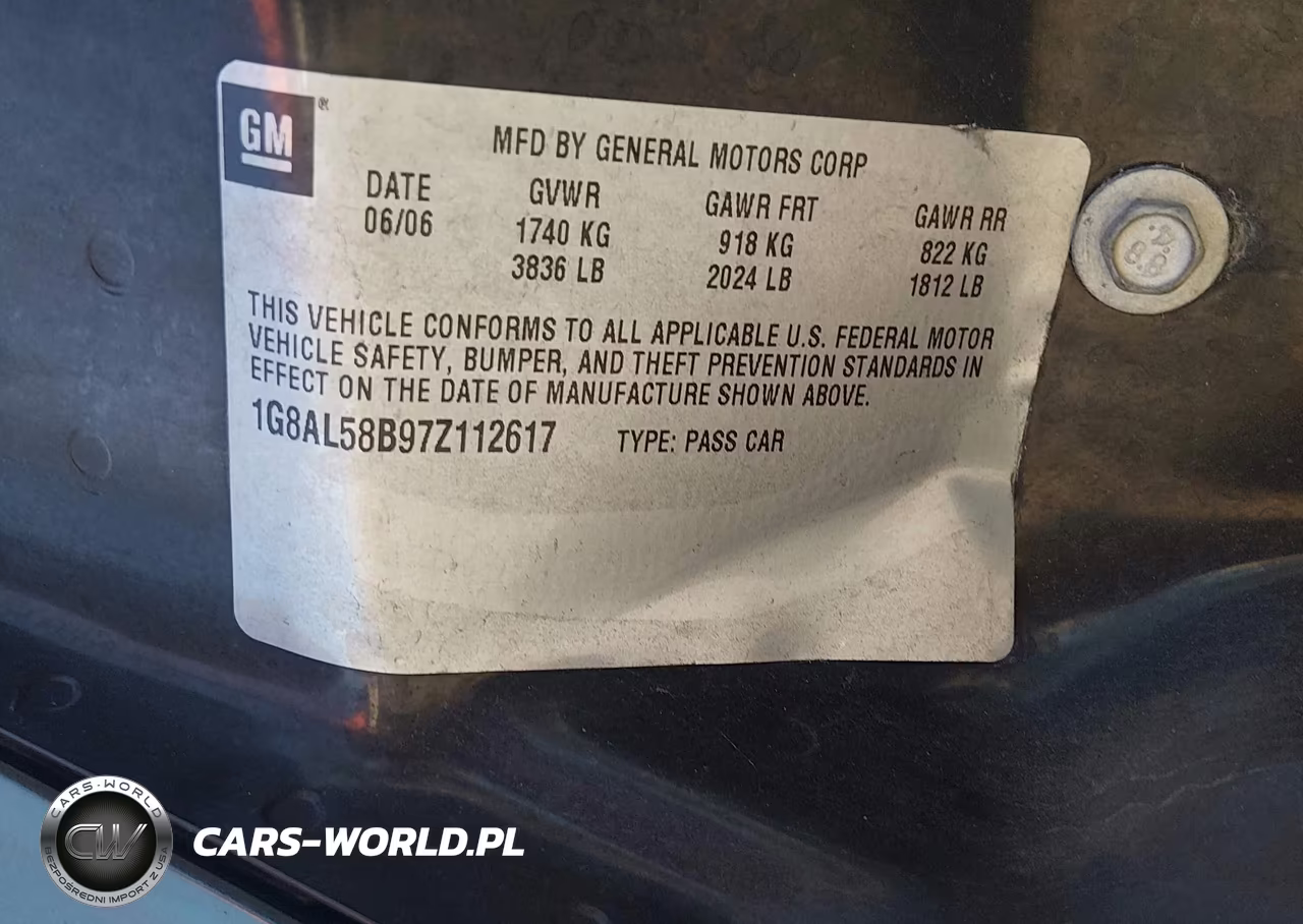 2007 Saturn Ion 3 VIN:1G8AL58B97Z112617 - 9