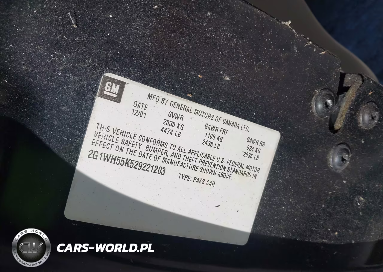 2002 Chevrolet Impala Ls VIN:2G1WH55K529221203 - 9