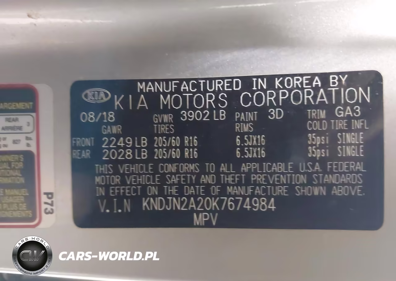 2019 Kia Soul VIN:KNDJN2A20K7674984 - 9