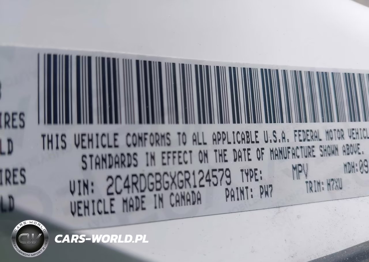 2016 Dodge Grand Caravan American Value Pkg VIN:2C4RDGBGXGR124579 - 9