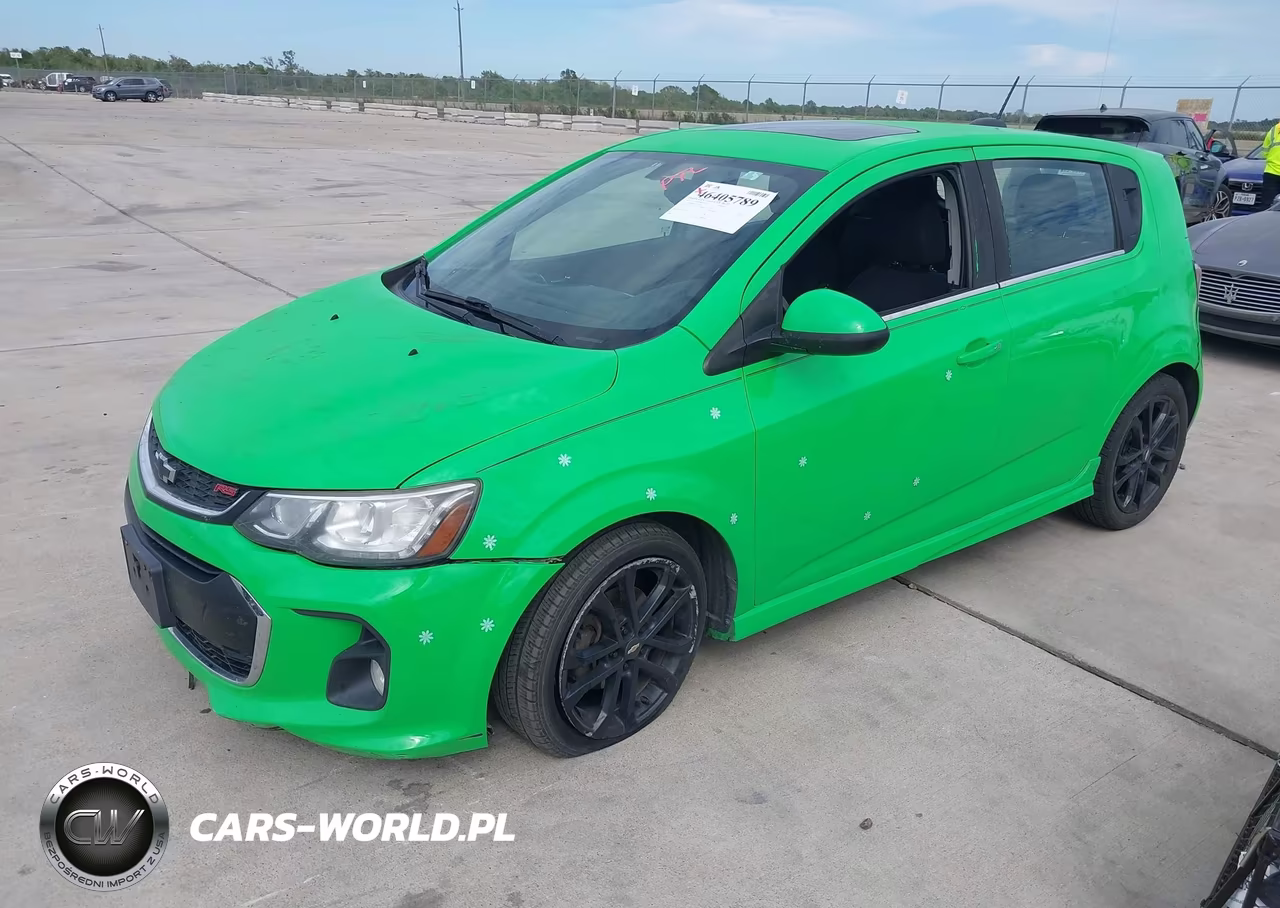 2017 CHEVROLET SONIC VIN:1G1JD6SB1H4163702 - 2