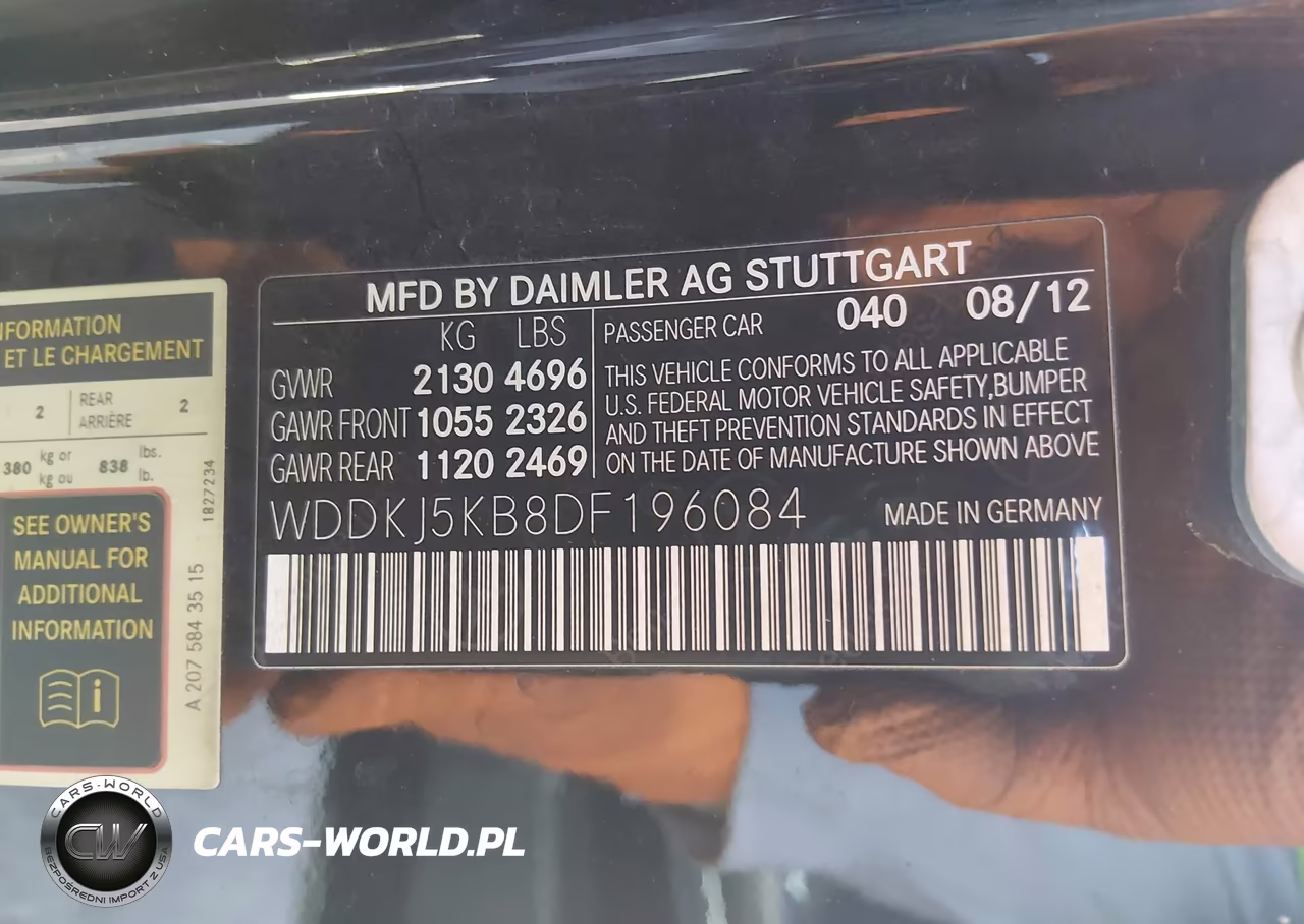 2013 Mercedes-Benz E 350 VIN:WDDKJ5KB8DF196084 - 9