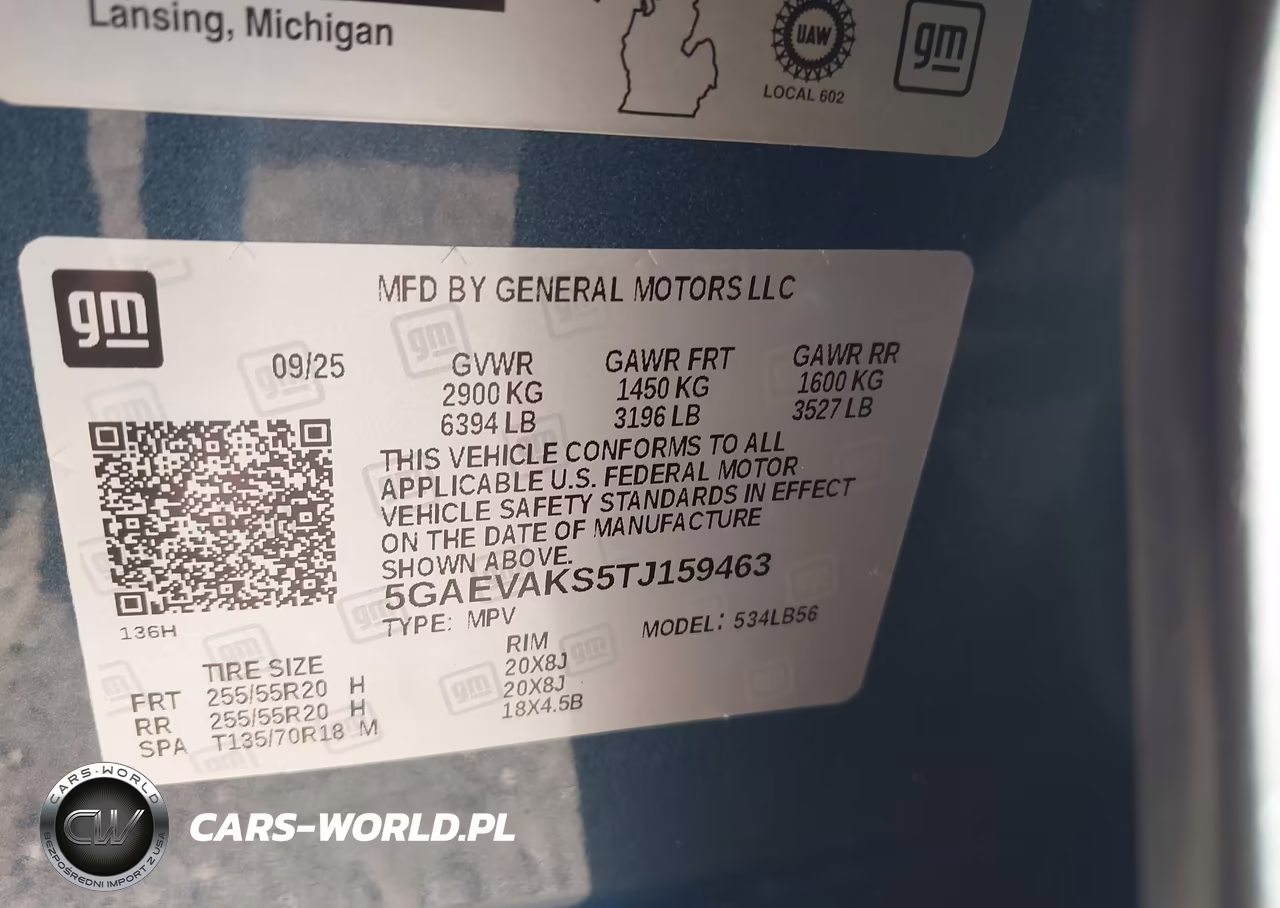 2026 Buick Enclave Preferred Fwd VIN:5GAEVAKS5TJ159463 - 9