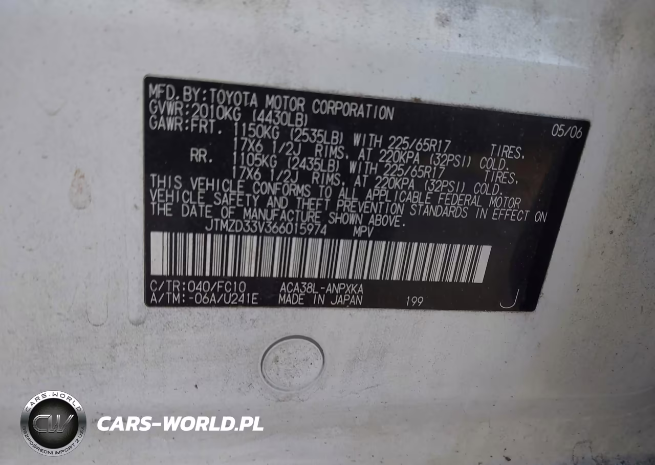 2006 Toyota Rav4 VIN:JTMZD33V366015974 - 9