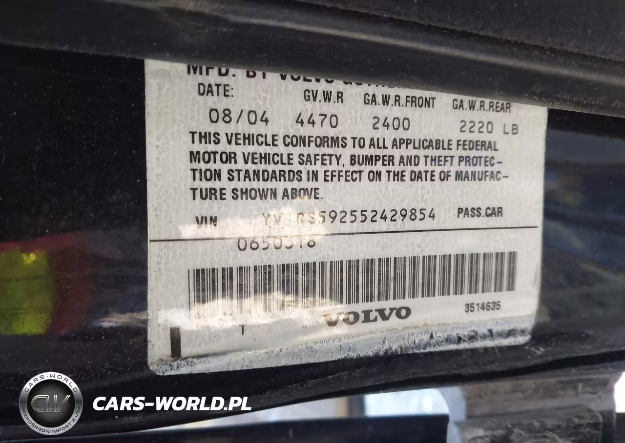 2005 Volvo S60 2.5T VIN:YV1RS592552429854 - 9
