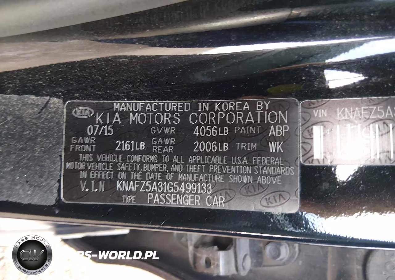 2016 Kia Forte Sx VIN:KNAFZ5A31G5499133 - 9