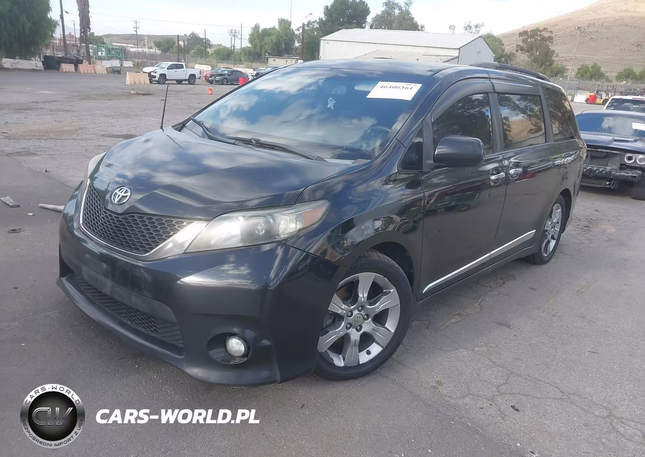 2013 Toyota Sienna Se 8 Passenger VIN:5TDXK3DC6DS287927 - 2