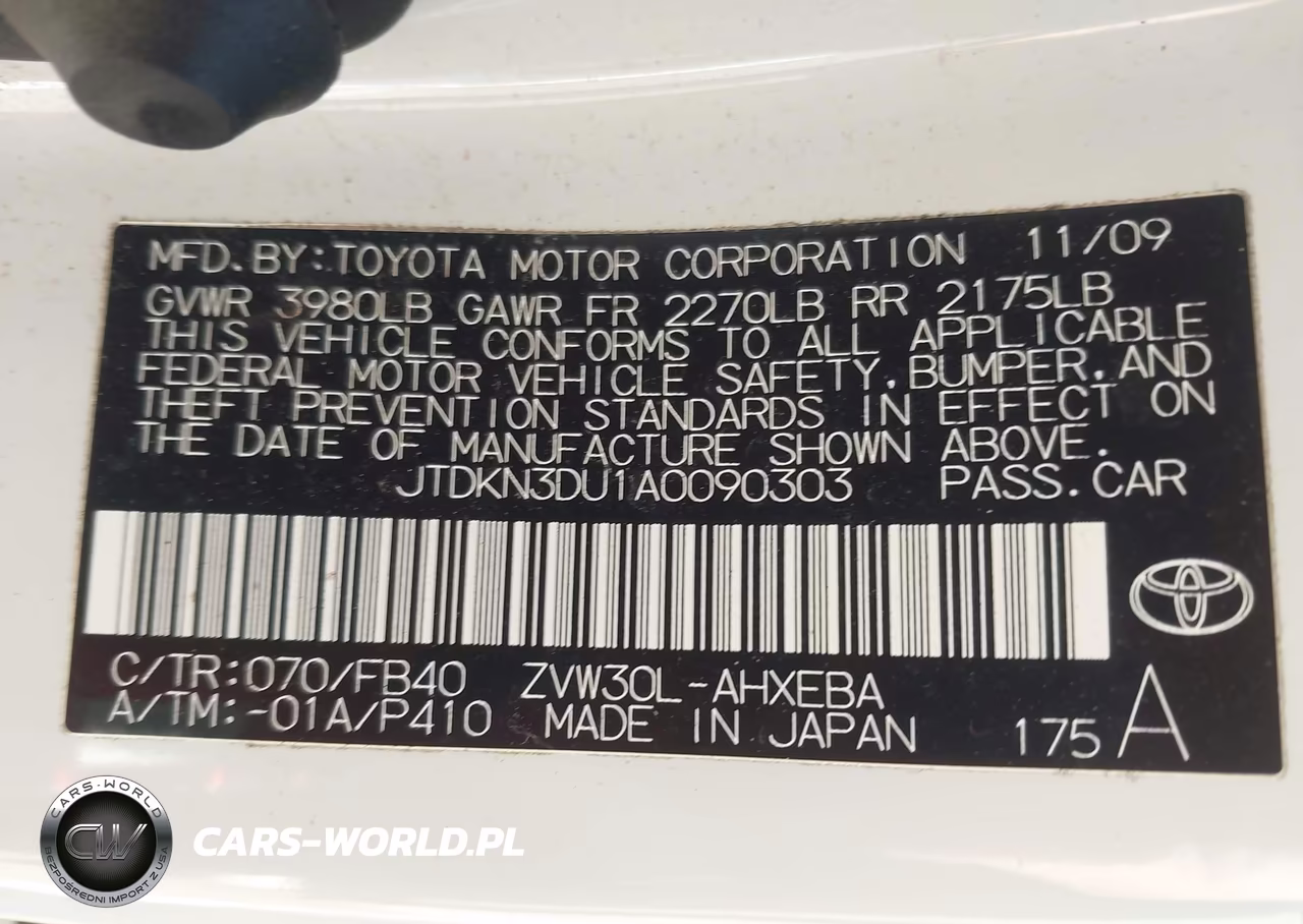 2010 Toyota Prius Ii VIN:JTDKN3DU1A0090303 - 9