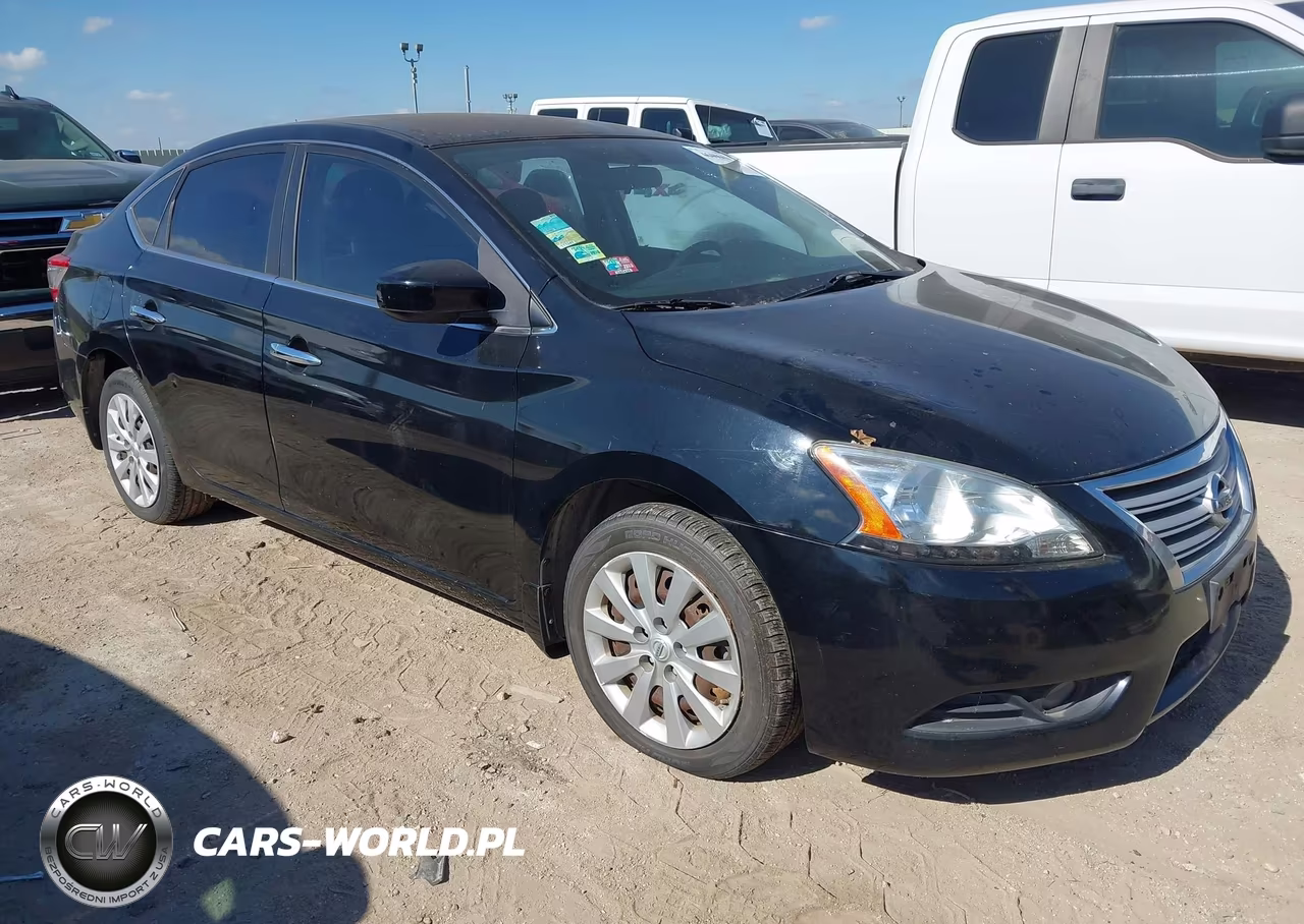 2013 Nissan Sentra Sv VIN:3N1AB7AP2DL616037 - 1