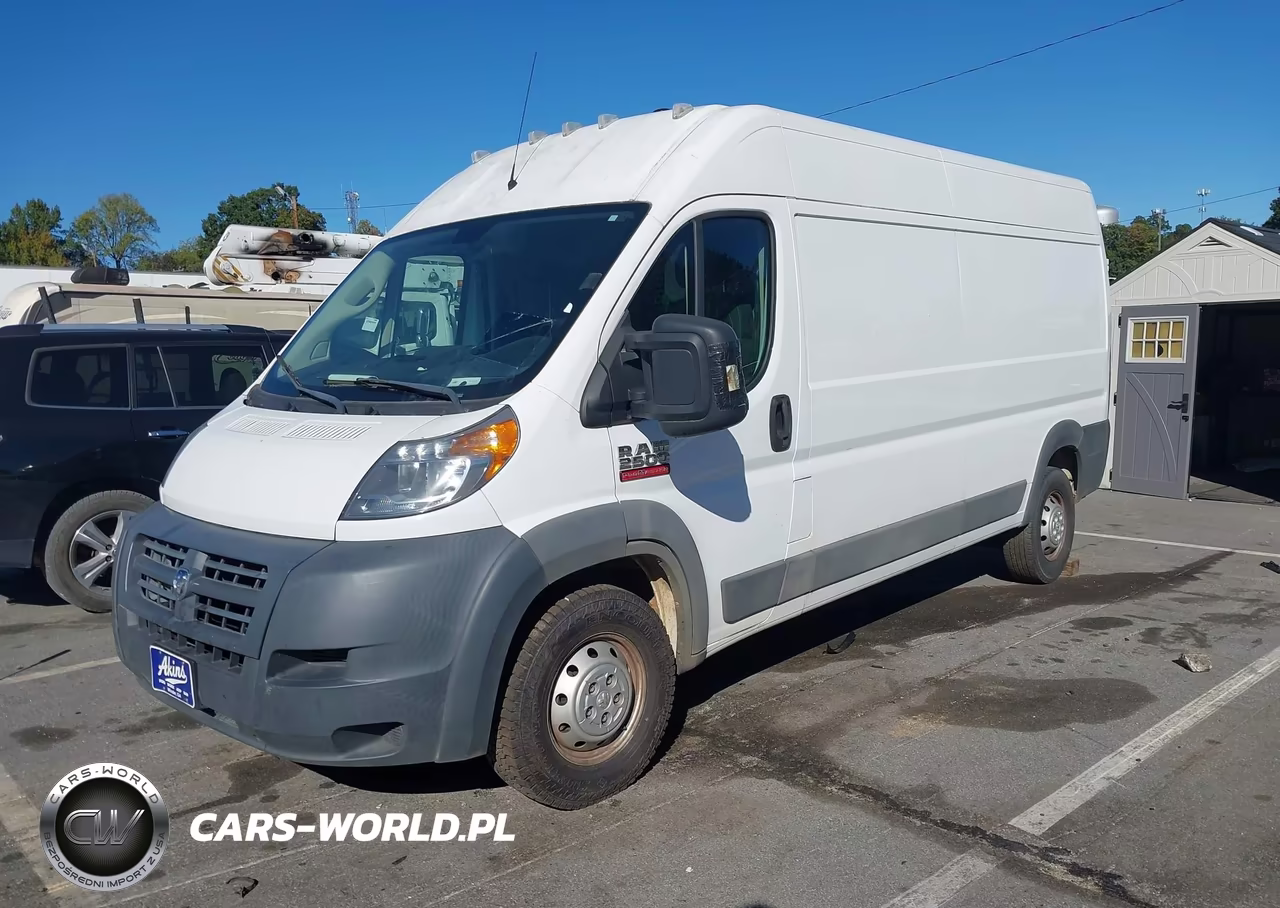 2018 Ram Promaster 2500 High Roof 159 Wb VIN:3C6TRVDG7JE154616 - 2