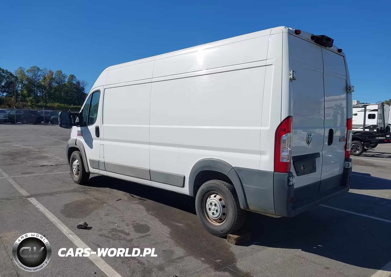 2018 Ram Promaster 2500 High Roof 159 Wb VIN:3C6TRVDG7JE154616 - 3