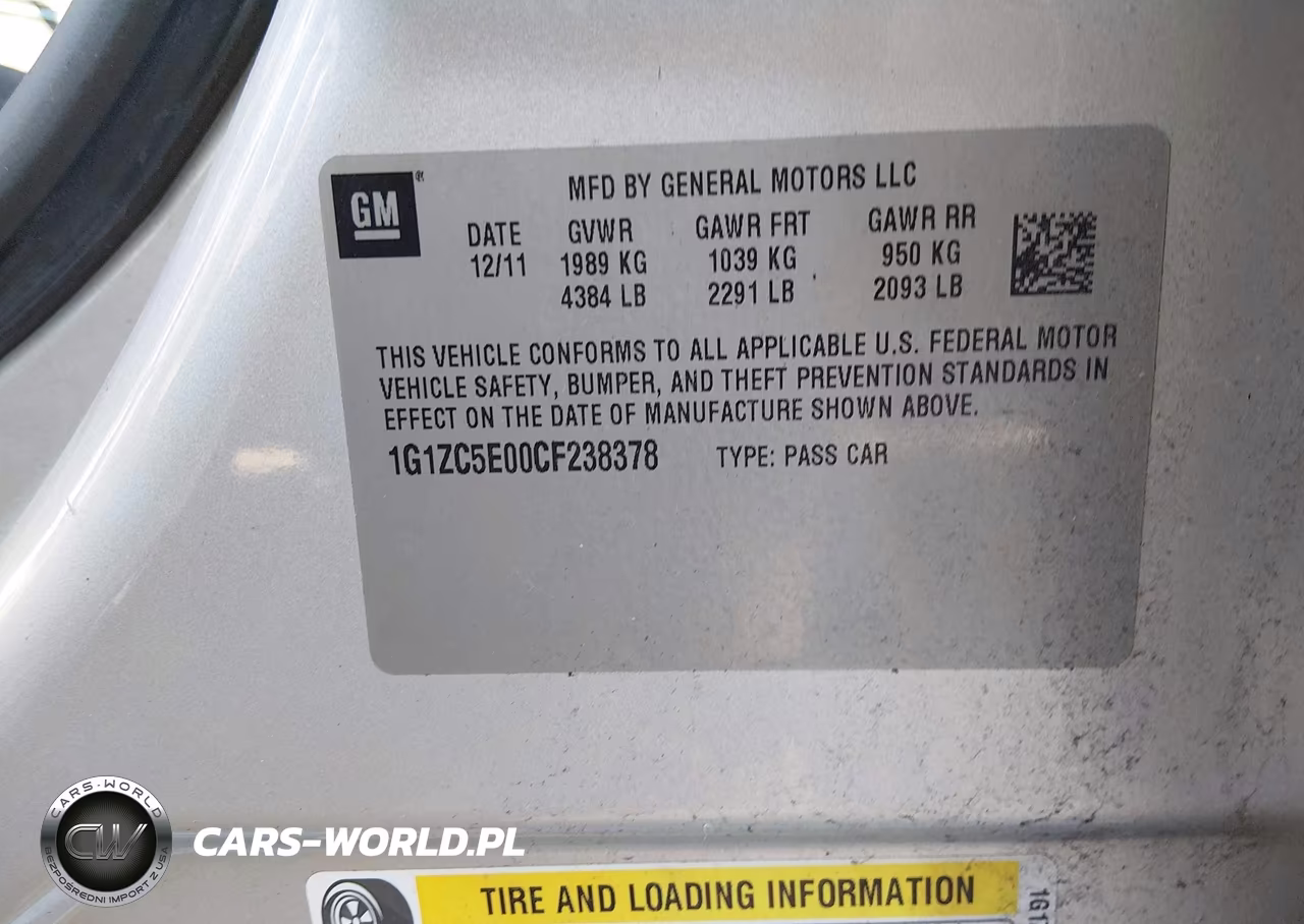 2012 Chevrolet Malibu 1Lt VIN:1G1ZC5E00CF238378 - 9
