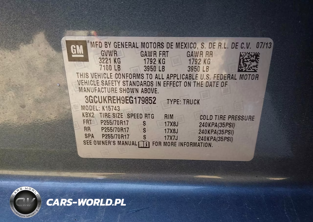 2014 Chevrolet Silverado 1500 1Lt VIN:3GCUKREH9EG179852 - 9