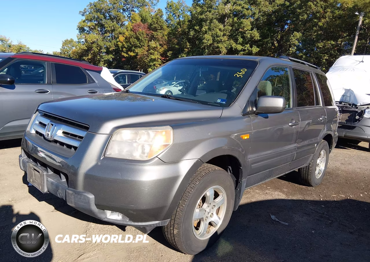 2007 Honda Pilot Ex VIN:5FNYF18447B020083 - 2