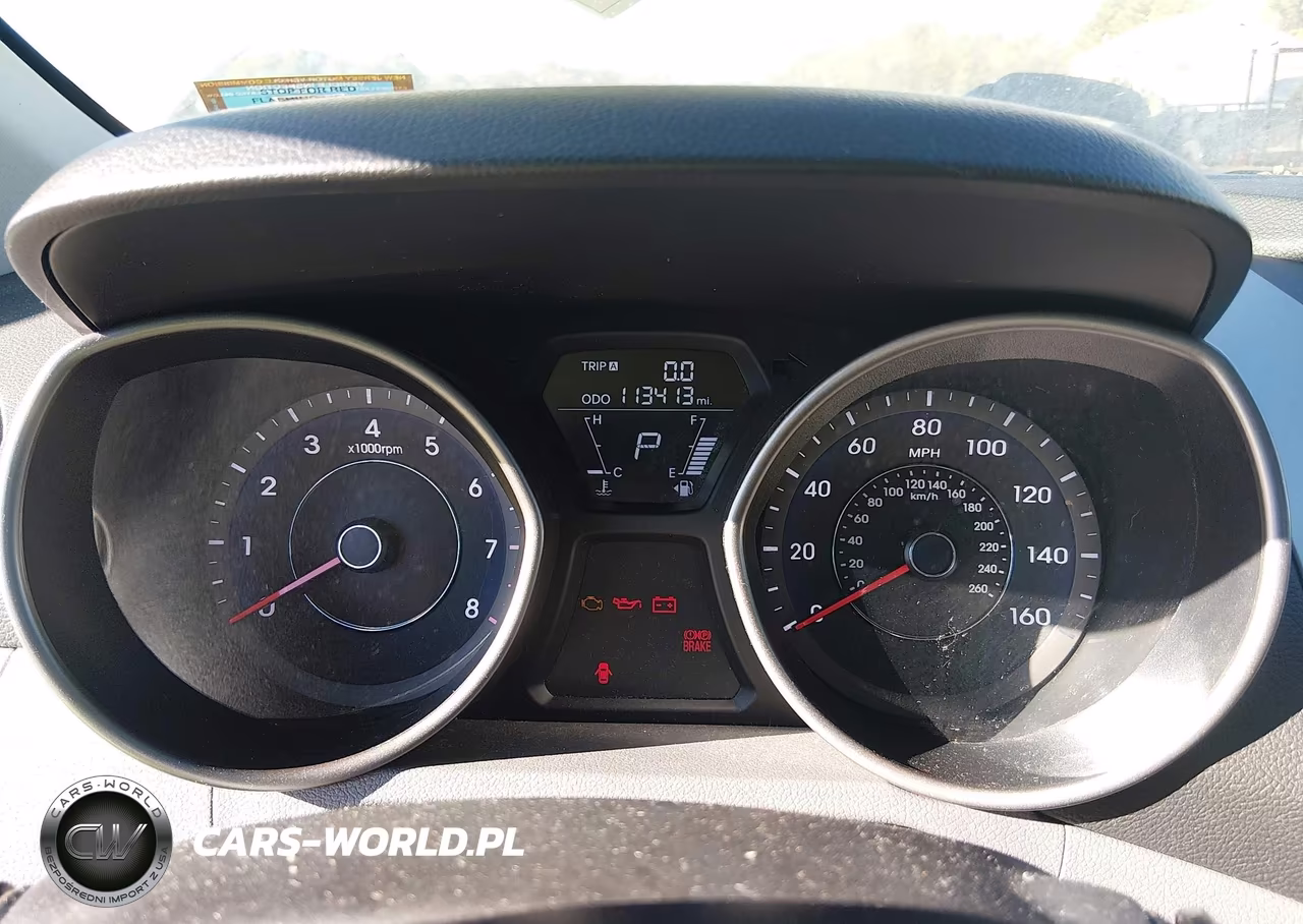 2013 Hyundai Elantra Gls VIN:5NPDH4AE7DH436493 - 7