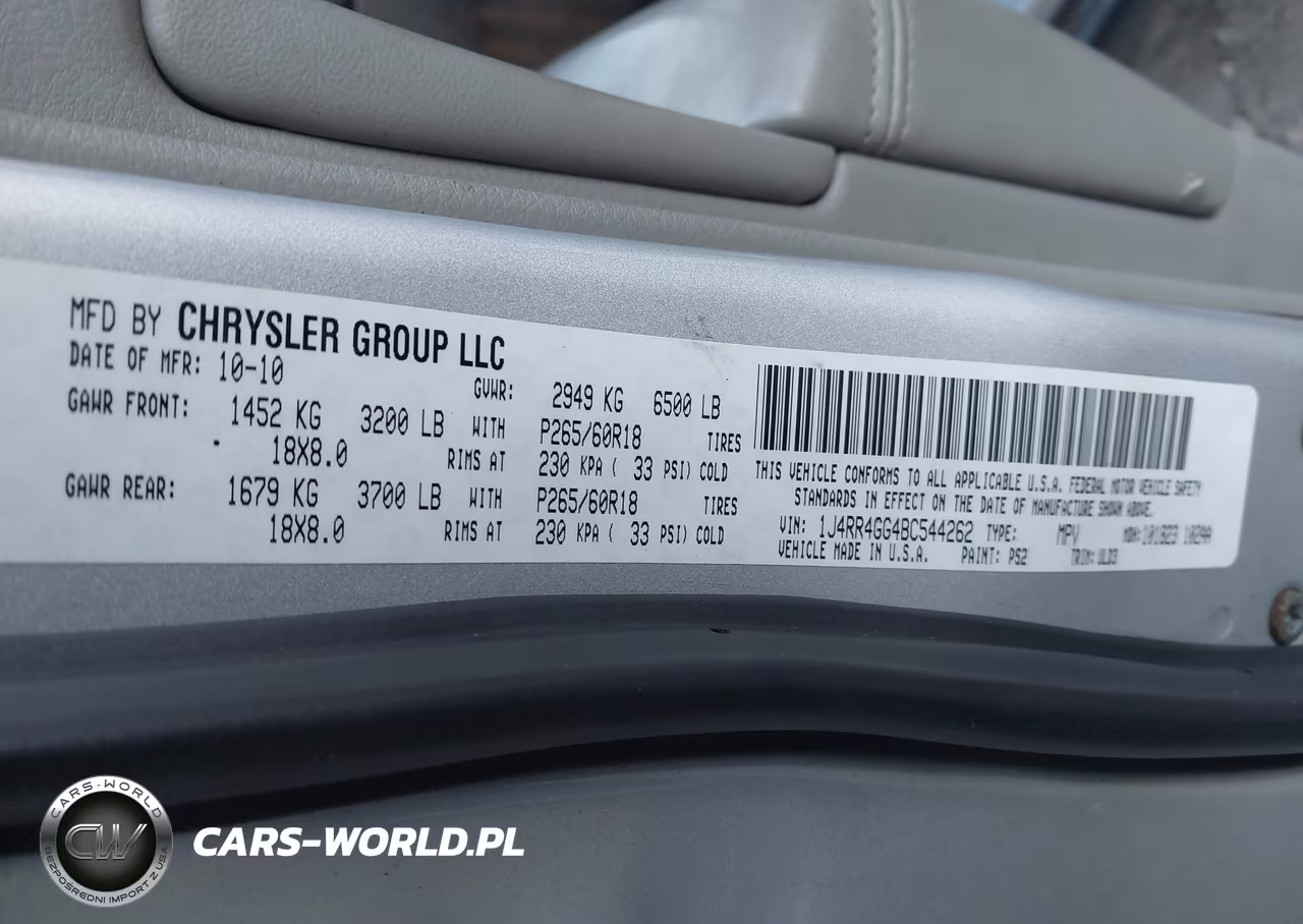2011 Jeep Grand Cherokee Laredo VIN:1J4RR4GG4BC544262 - 9