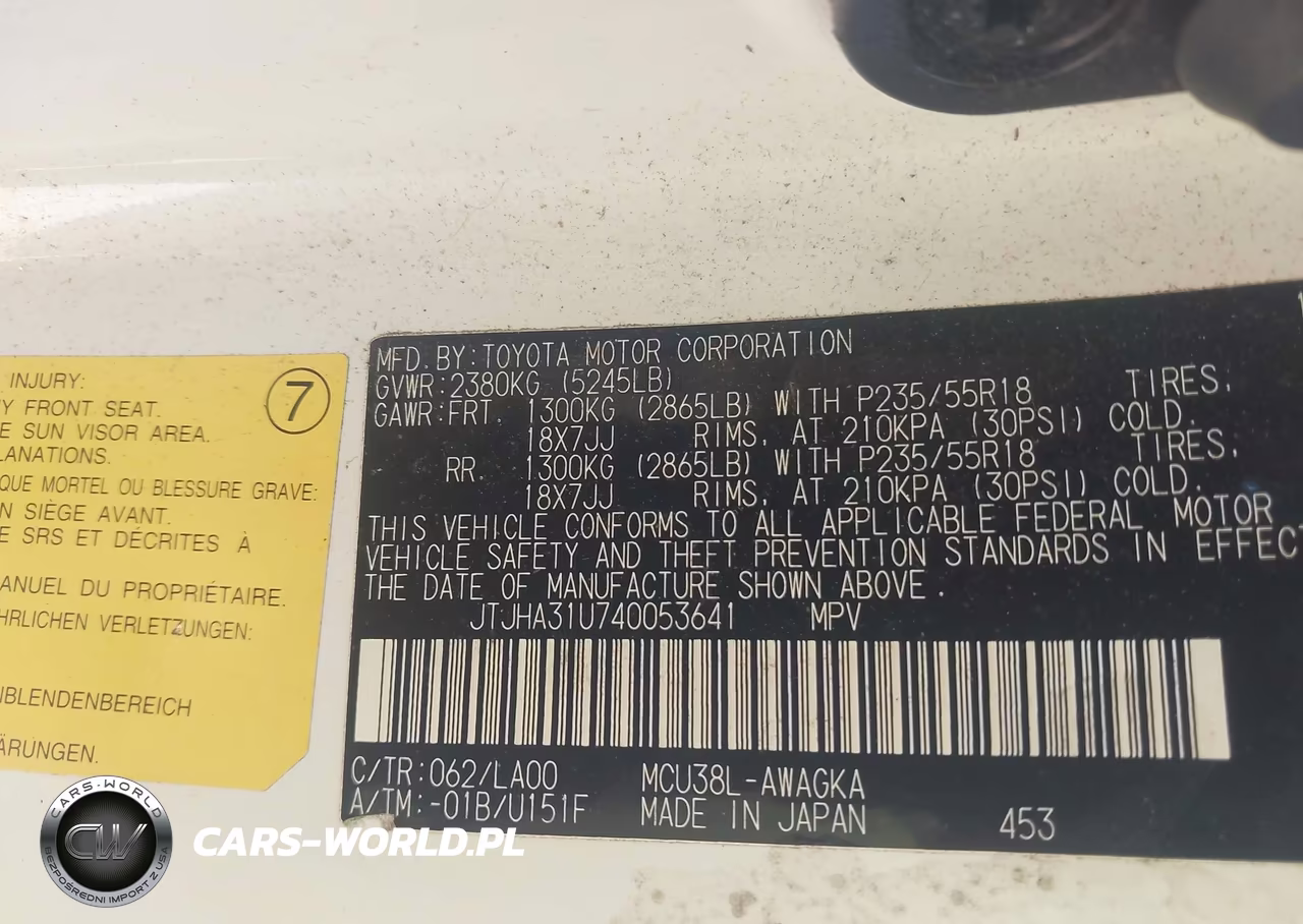 2004 Lexus Rx 330 VIN:JTJHA31U740053641 - 9