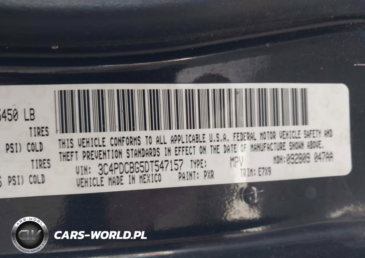 2013 Dodge Journey Sxt VIN:3C4PDCBG5DT547157 - 9