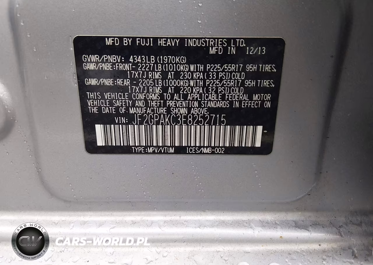 2014 Subaru Xv Crosstrek 2.0I Limited VIN:JF2GPAKC3E8252715 - 9
