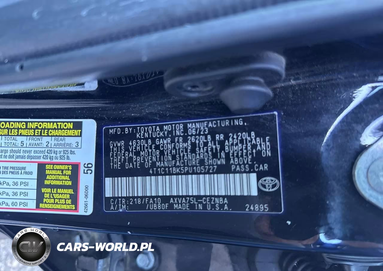 2023 Toyota Camry Le VIN:4T1C11BK5PU105727 - 9