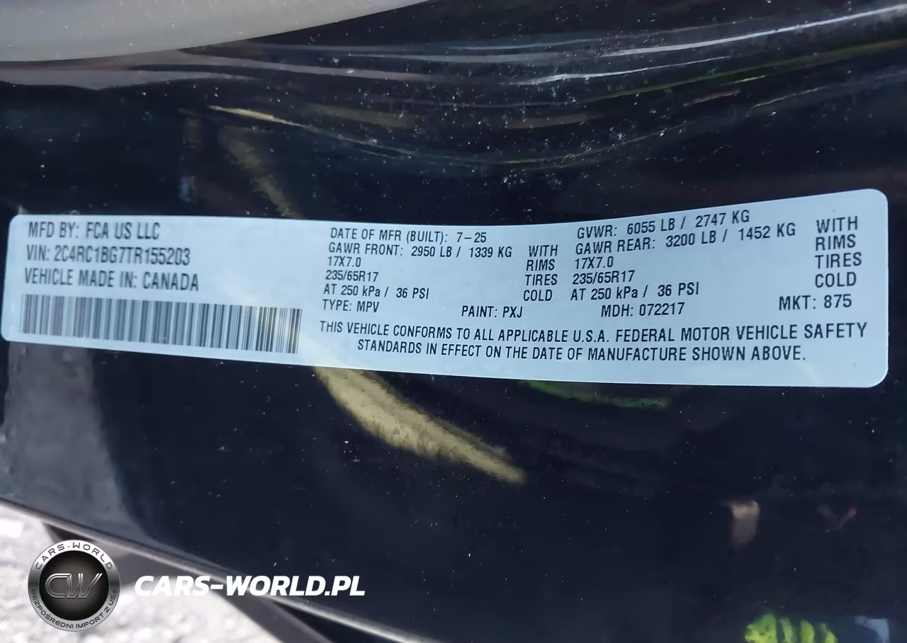 2026 Chrysler Pacifica Select VIN:2C4RC1BG7TR155203 - 9