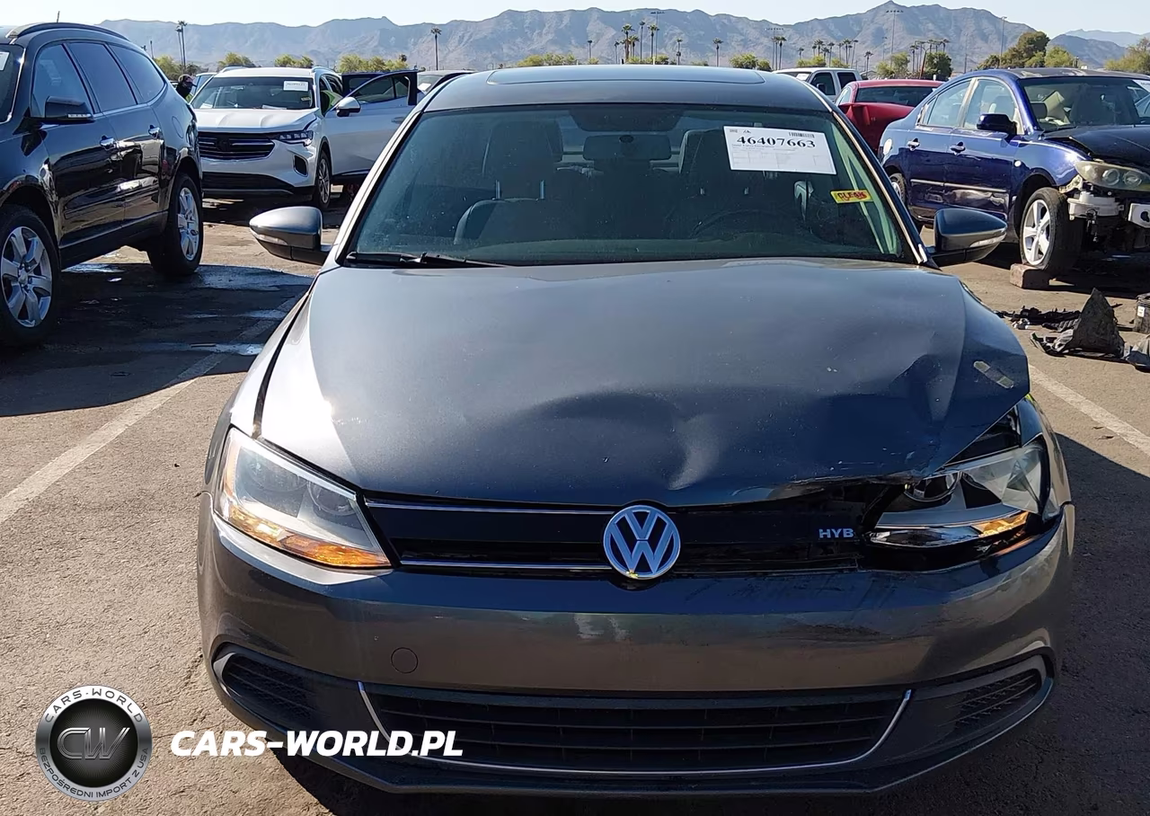 2013 Volkswagen Jetta Hybrid Sel VIN:3VW637AJ4DM303395 - 12