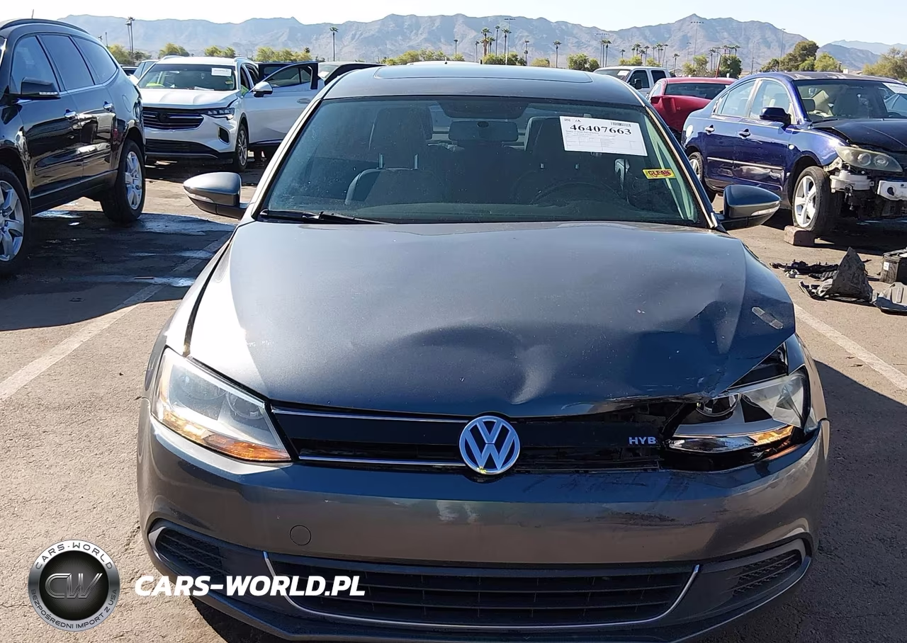 2013 Volkswagen Jetta Hybrid Sel VIN:3VW637AJ4DM303395 - 6