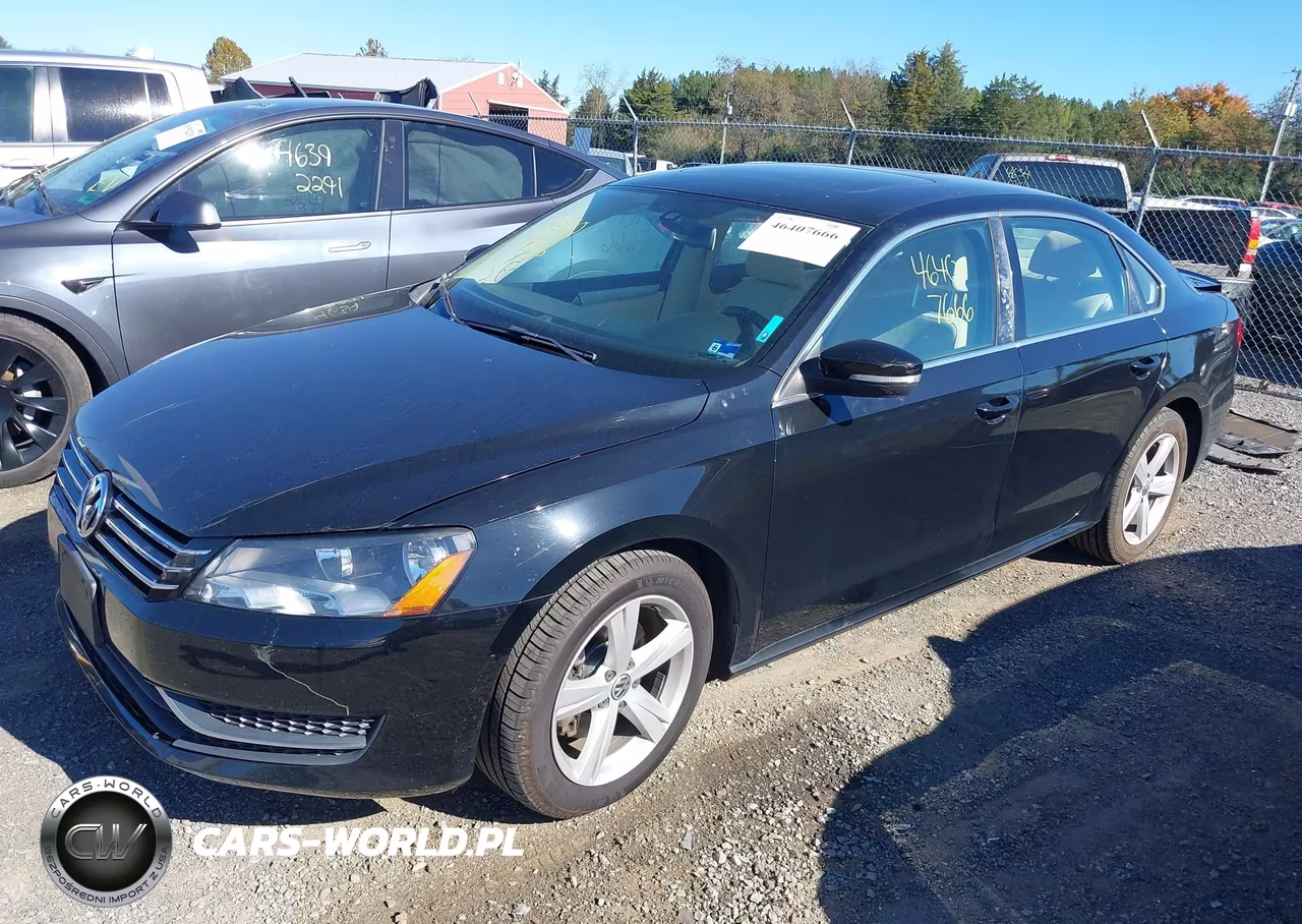 2013 Volkswagen Passat 2.5L Se VIN:1VWBP7A35DC045166 - 2