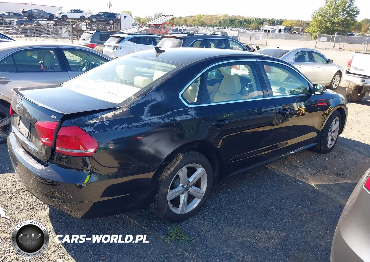 2013 Volkswagen Passat 2.5L Se VIN:1VWBP7A35DC045166 - 4
