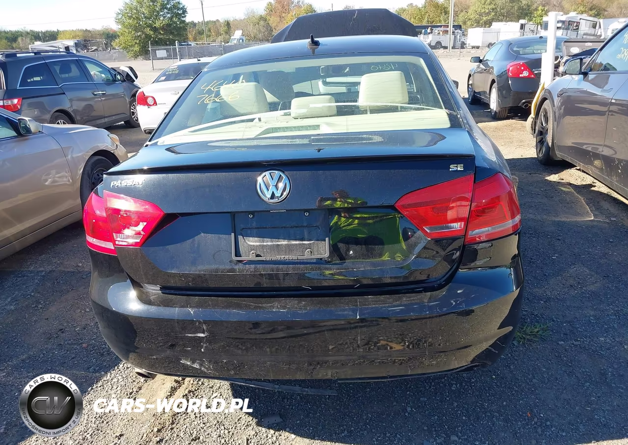 2013 Volkswagen Passat 2.5L Se VIN:1VWBP7A35DC045166 - 6