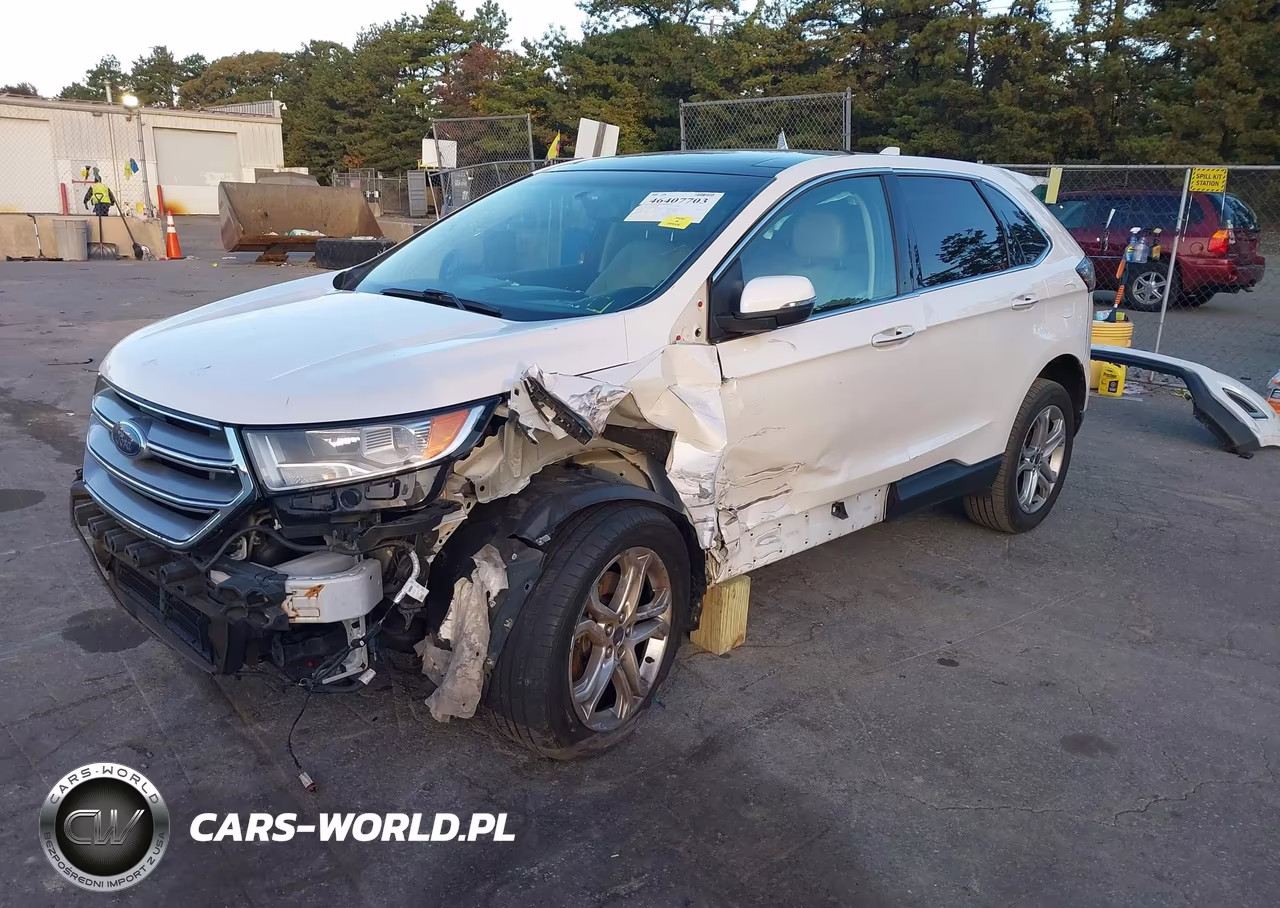 2015 Ford Edge Titanium VIN:2FMTK4K97FBB98587 - 2