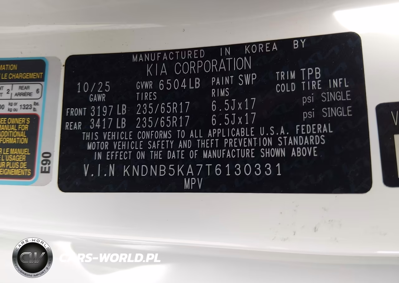 2026 Kia Carnival Mpv Hybrid Lxs VIN:KNDNB5KA7T6130331 - 9