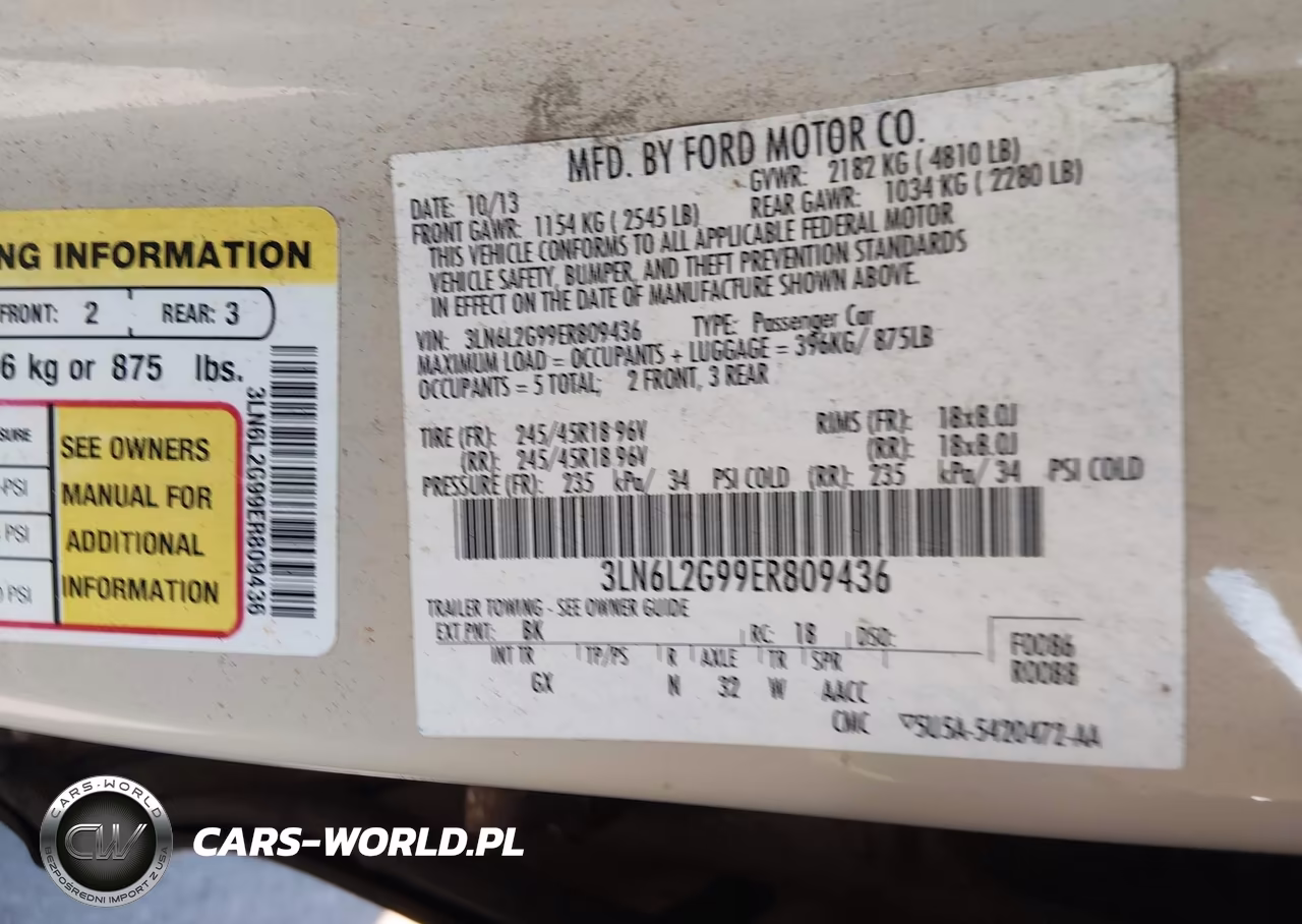 2014 Lincoln Mkz VIN:3LN6L2G99ER809436 - 9