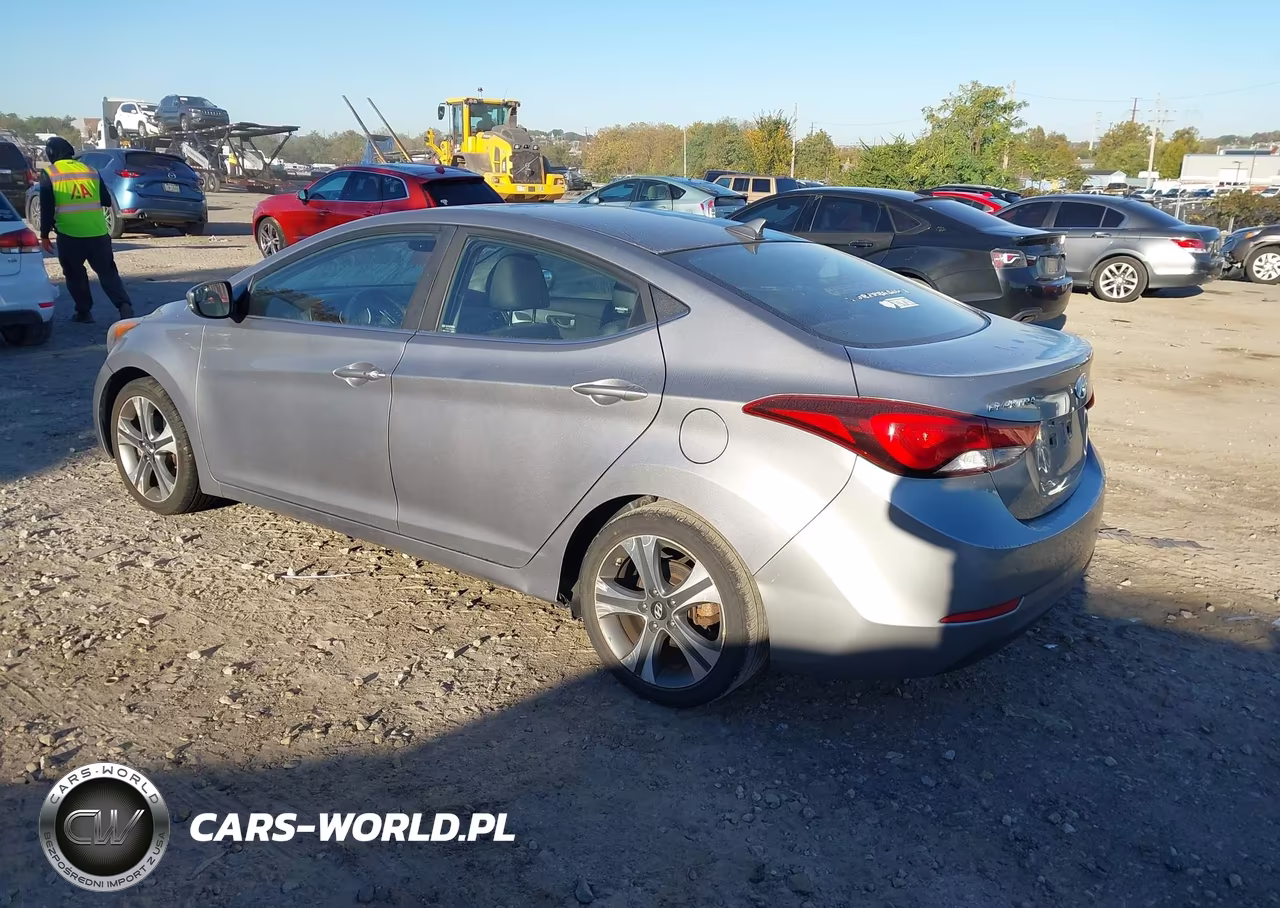 2014 Hyundai Elantra Sport VIN:KMHDH4AH0EU082152 - 3
