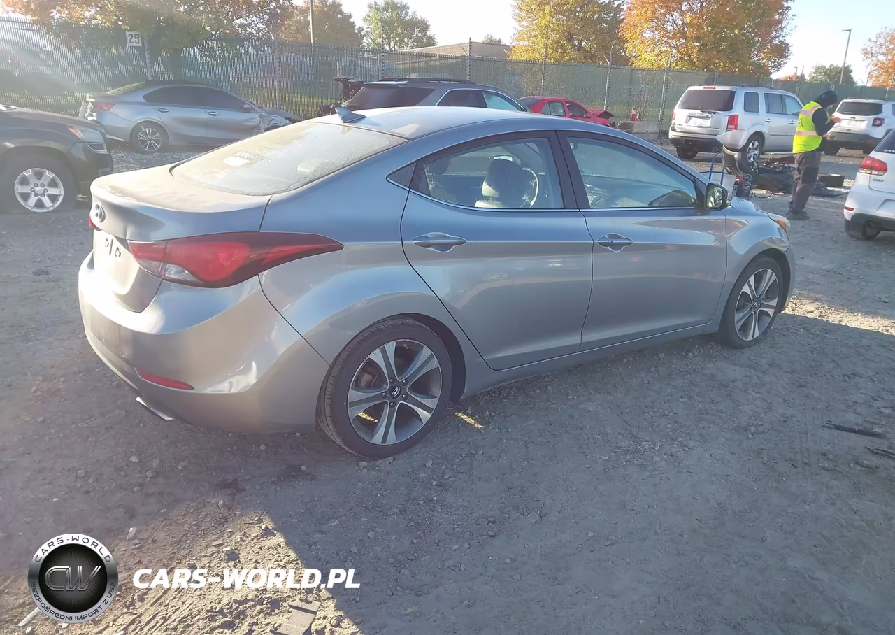 2014 Hyundai Elantra Sport VIN:KMHDH4AH0EU082152 - 4