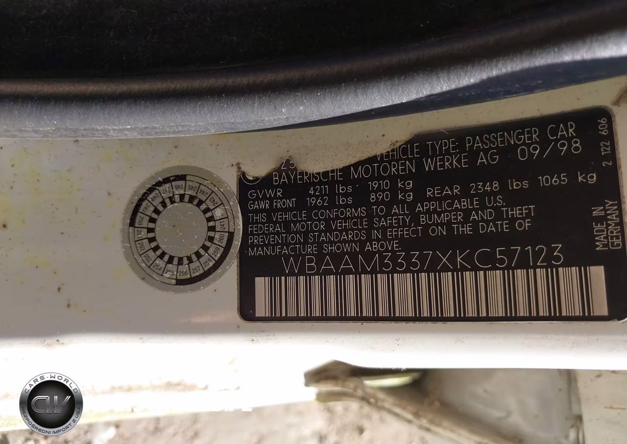 1999 BMW 323I VIN:WBAAM3337XKC57123 - 9