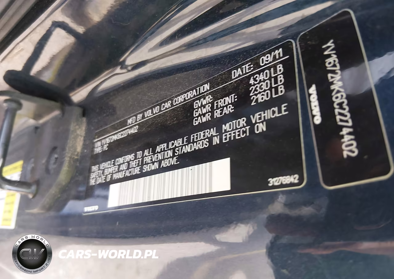 2012 Volvo C30 T5 VIN:YV1672MK6C2274402 - 9