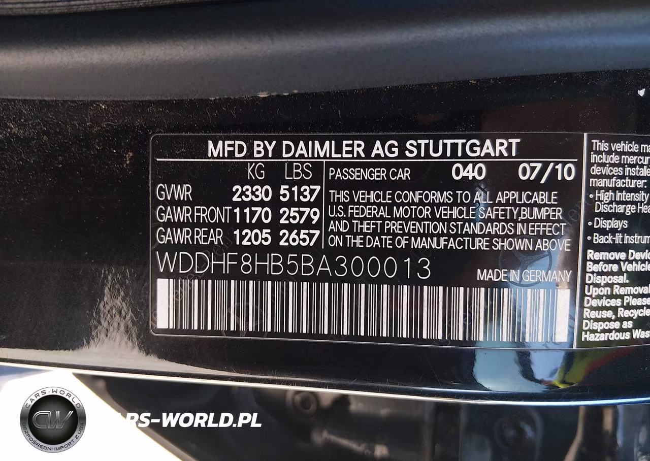 2011 Mercedes-Benz E 350 4Matic VIN:WDDHF8HB5BA300013 - 9