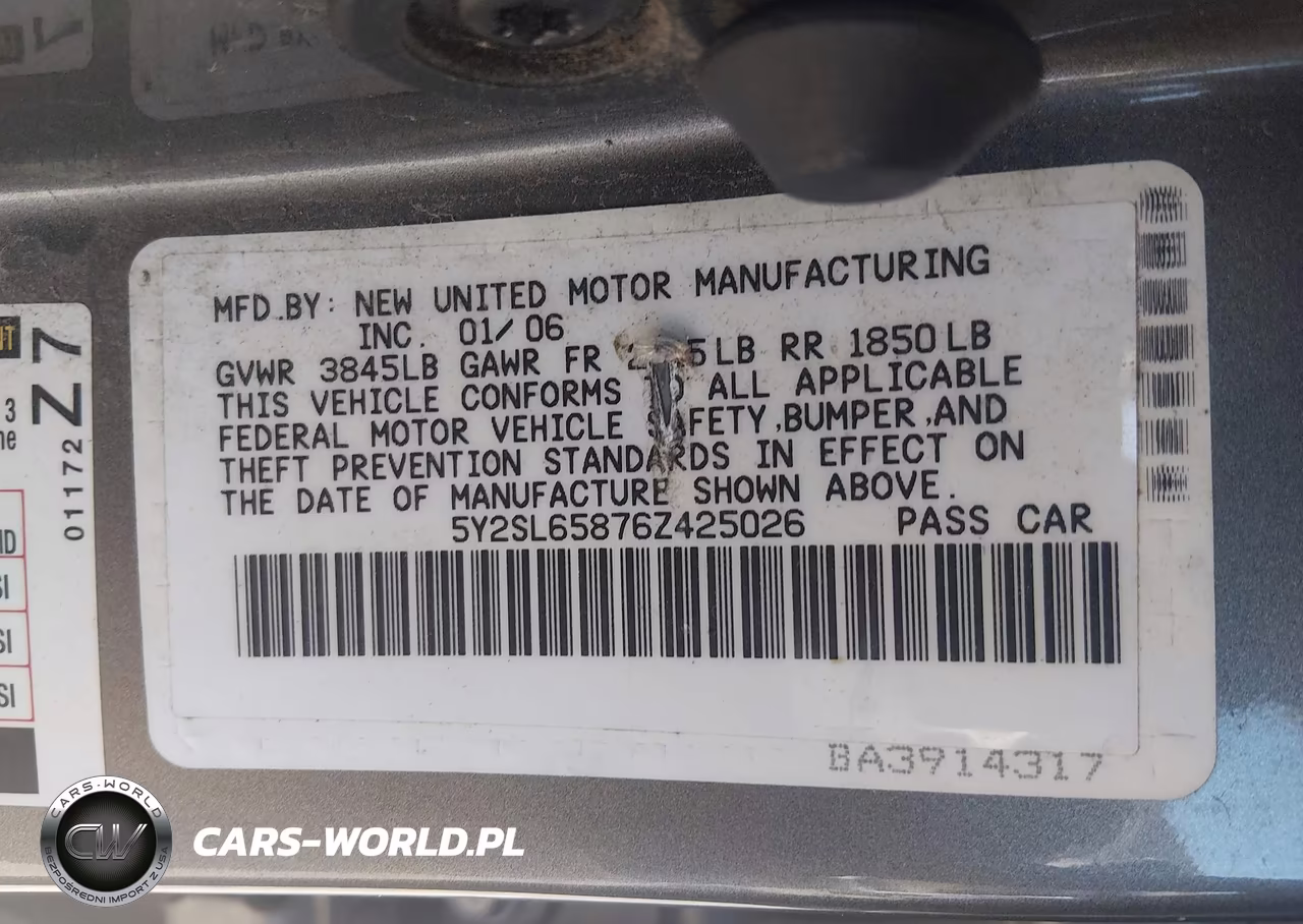 2006 Pontiac Vibe VIN:5Y2SL65876Z425026 - 9