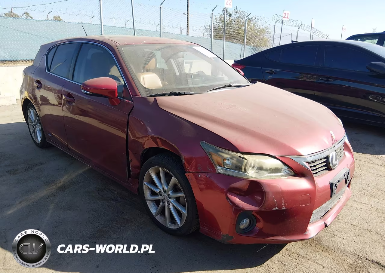 2012 Lexus Ct 200H Premium VIN:JTHKD5BH2C2088974 - 1