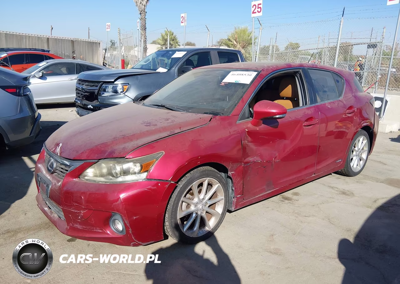 2012 Lexus Ct 200H Premium VIN:JTHKD5BH2C2088974 - 2