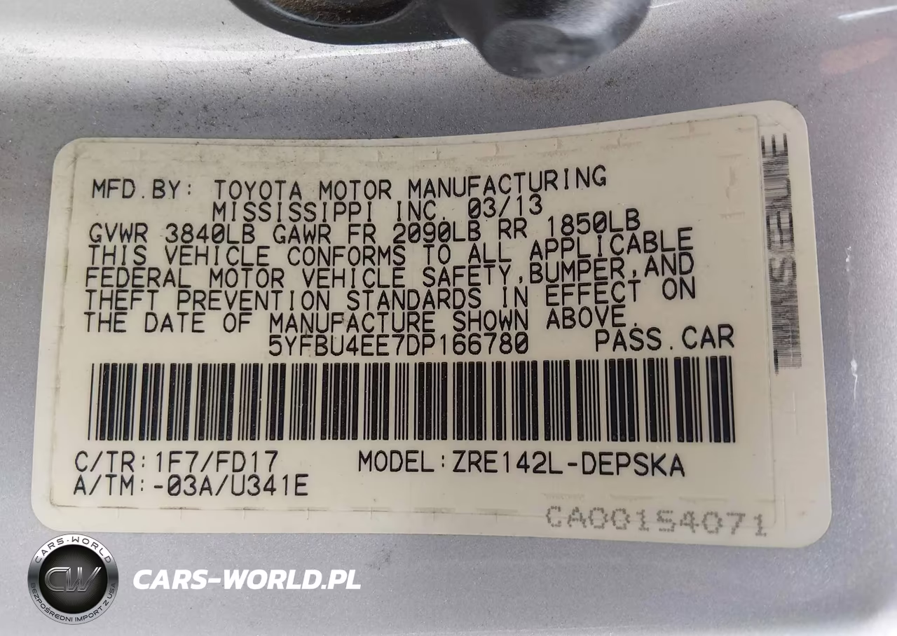 2013 Toyota Corolla S VIN:5YFBU4EE7DP166780 - 9