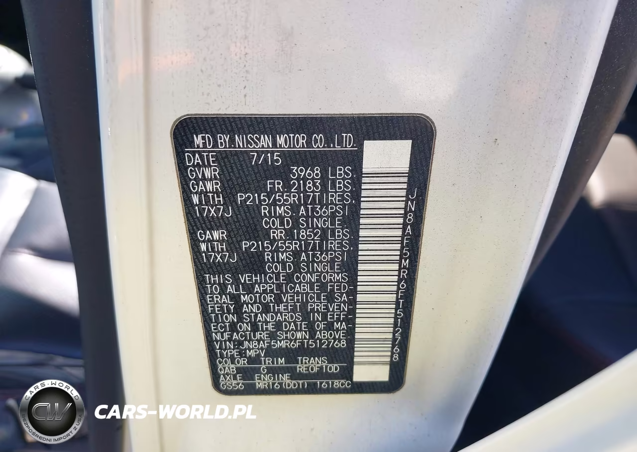 2015 Nissan Juke Sl VIN:JN8AF5MR6FT512768 - 9