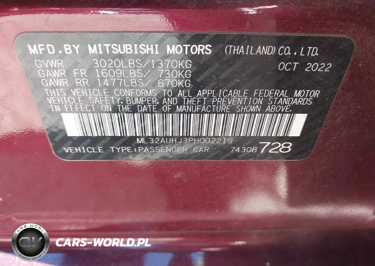 2023 Mitsubishi Mirage Es-Le VIN:ML32AUHJ3PH002219 - 9